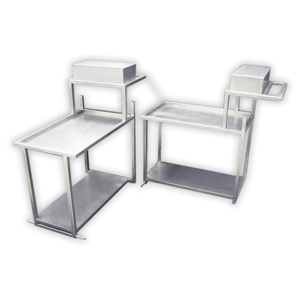 cleanroom tables - stainless steel